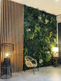 Outdoor Vertical Garden with LED Lighting