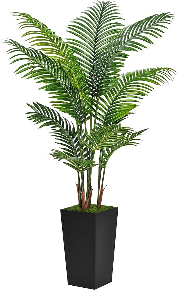 Artificial Palm Tree in Black Pot