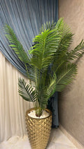 Areca Palm in Gold Textured Pot